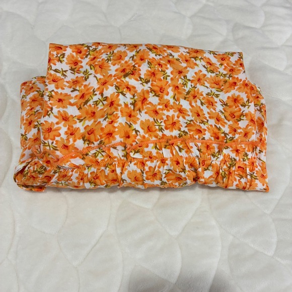 NWT Anna-Kaci Floral Mini Dress‎ V-Neck Sleeveless Summer Casual Orange Size XL - Picture 6 of 6